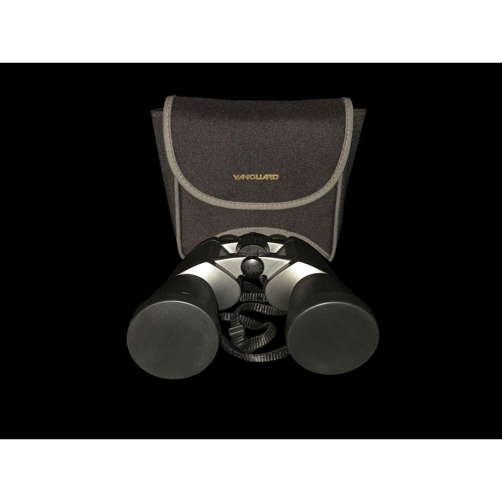 VANGUARD KR-1050W 10 X 50mm BINOCULARS FIELD 366ft 1000yds AMAZING  COND w/Case